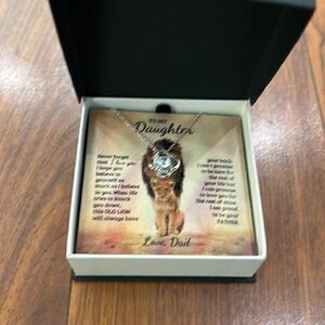 NWOT Silver Daughter Necklace.  